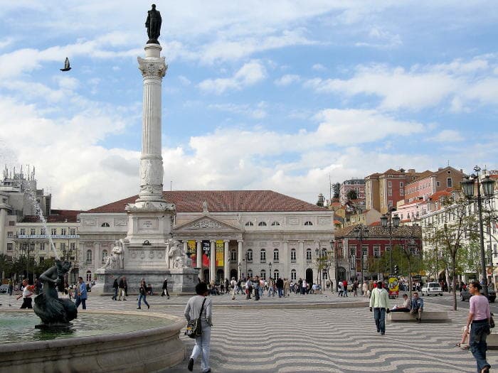La place du Rossio