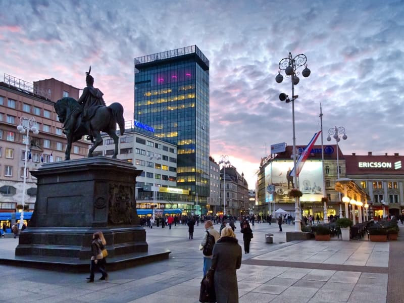 La place Ban Jelačić