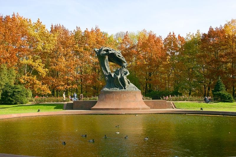 Le parc Łazienki
